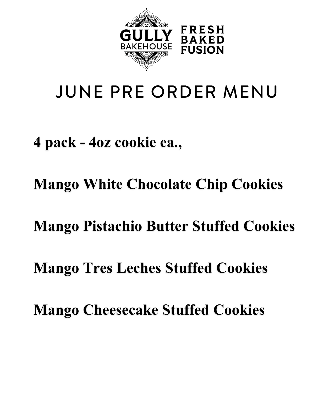 June Mango Cookie Bar